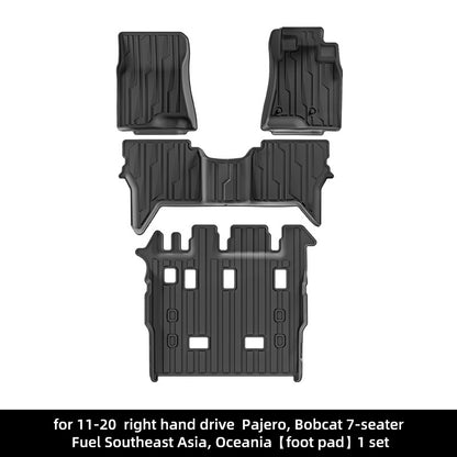 RHD TPE Floor Mats for Mitsubishi Pajero (2011-2020)