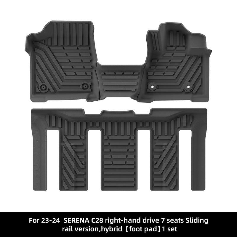 RHD TPE Floor Mats for Nissan Serena C28 (2023-2024)