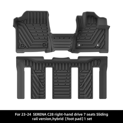 RHD TPE Floor Mats for Nissan Serena C28 (2023-2024)