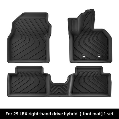 RHD TPE Floor Mats for Lexus LBX (2025)