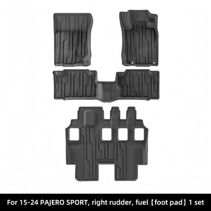 RHD TPE Floor Mats for Mitsubishi Pajero Sport (2015-2024)