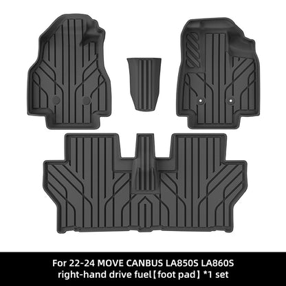 RHD TPE Floor Mats for Daihatsu Move (2022-2024)