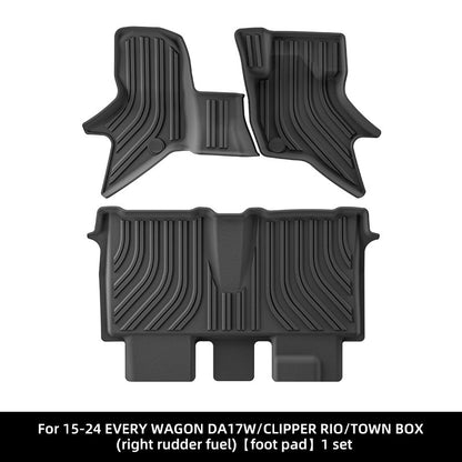 RHD TPE Floor Mats for Suzuki Every / Nissan Clipper / Mitsubishi Town (2015-2024)
