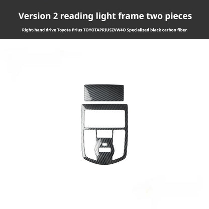 RHD 2012-2019 Prius ZVW40W-41 Walnut Carbon Fiber Interior Modification Kit