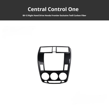 RHD 08-12 Older Model Fit Interior Modification Carbon Fiber Pattern Gear Shift Navigation Panel Decorative Sticker