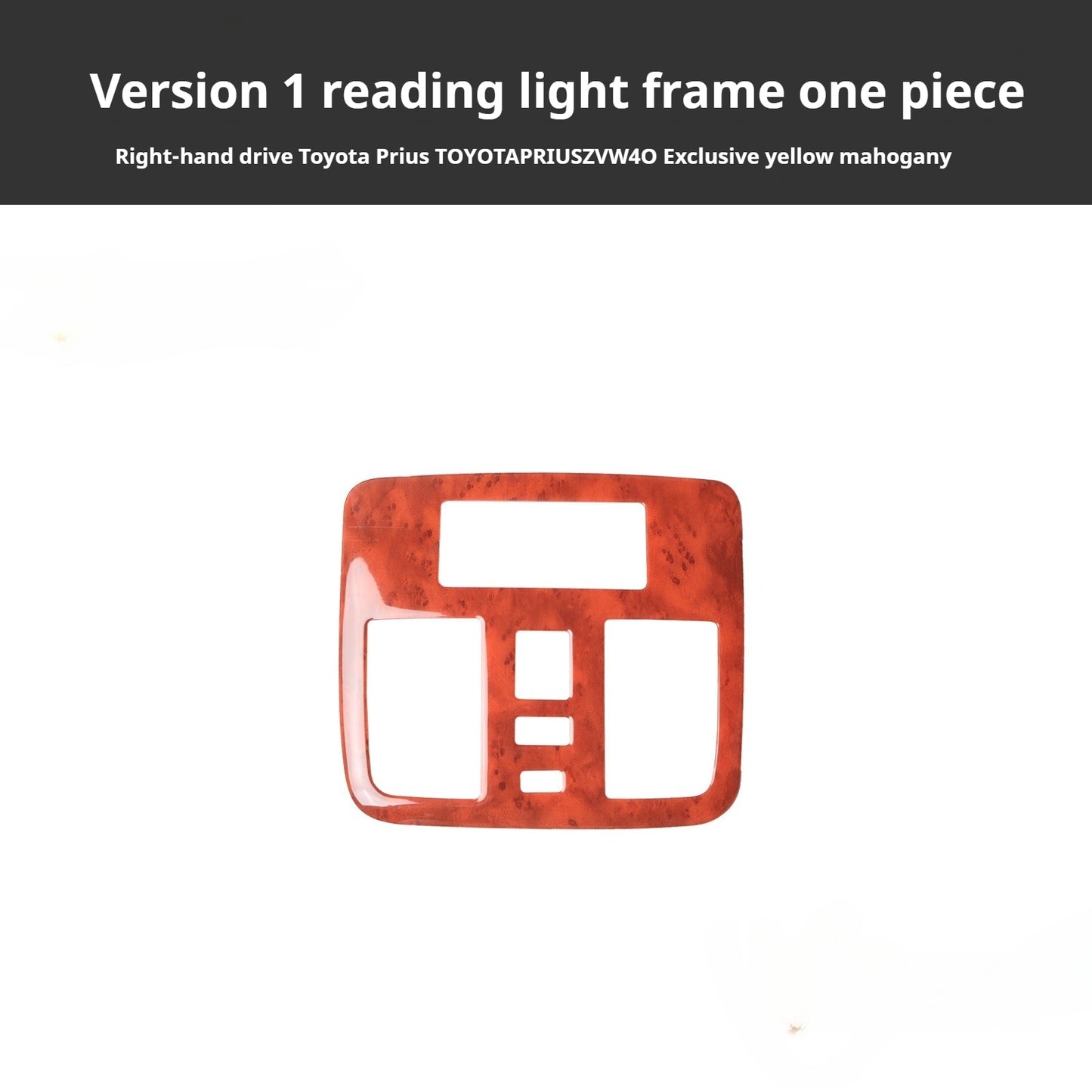 RHD 2012-2019 Prius ZVW40W-41 Walnut Carbon Fiber Interior Modification Kit