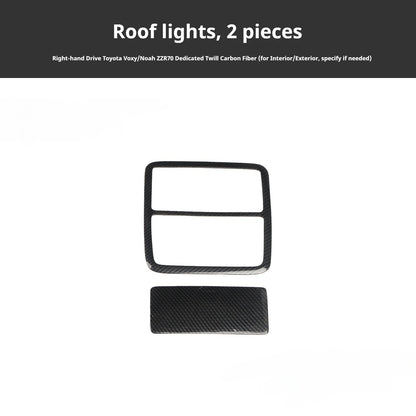 RHD VOXY/NOAH ZZR70 Carbon Fiber and Rosewood Dashboard Trim Kit