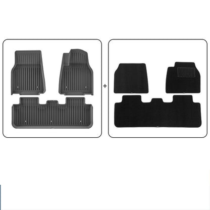 RHD TPE Floor Mats for Tesla Model Y (Facelift) (2019-2025)