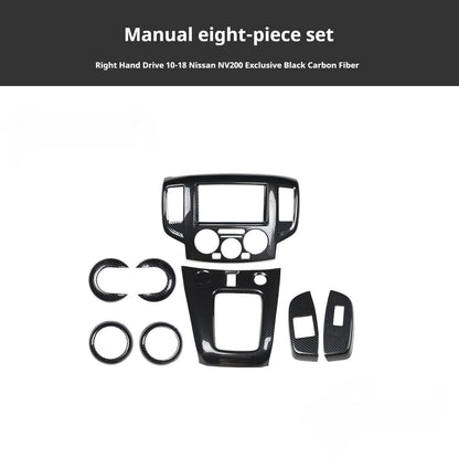 RHD NV200 Carbon Fiber Walnut Wood Grain Interior Trim Kit