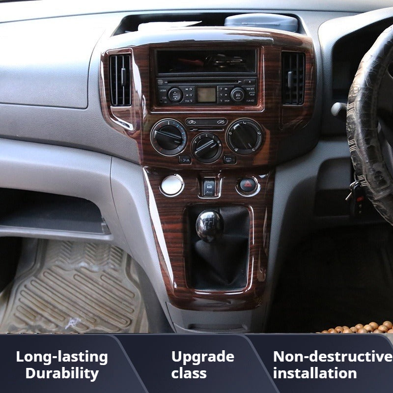 RHD NV200 Carbon Fiber Walnut Wood Grain Interior Trim Kit