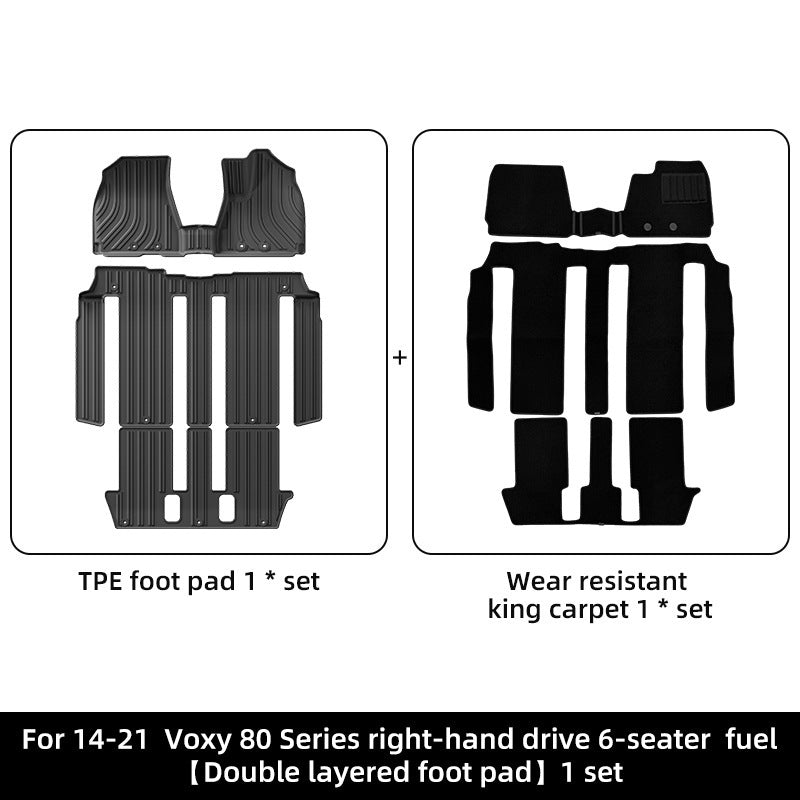 RHD TPE Floor Mats for Toyota Voxy (80 Series) (2014-2021)
