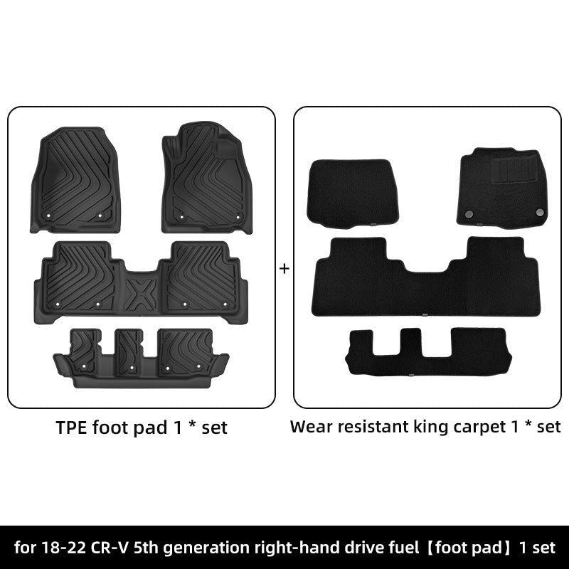RHD TPE Floor Mats for Honda CR-V (2018-2022)