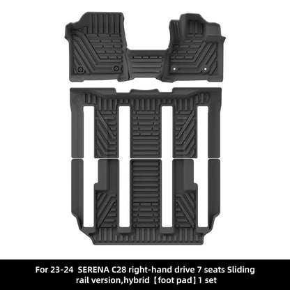 RHD TPE Floor Mats for Nissan Serena C28 (2023-2024)