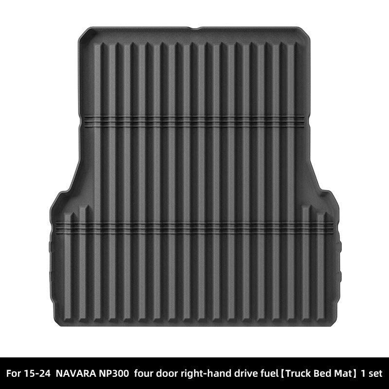 RHD TPE Floor & Cargo Bed Mats for Nissan Navara NP300 (2015-2024)