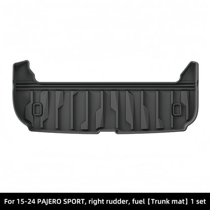 RHD TPE Floor Mats for Mitsubishi Pajero Sport (2015-2024)