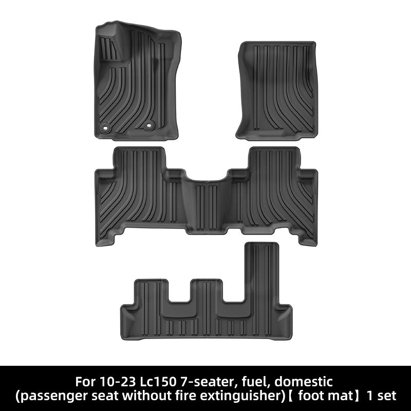 RHD TPE Floor Mats for Toyota Land Cruiser Prado (LC150) (2010-2023)