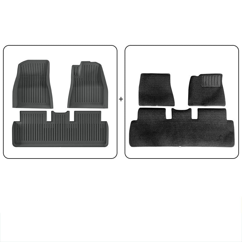 RHD TPE Floor Mats for Tesla Model 3 (Facelift) (2024)