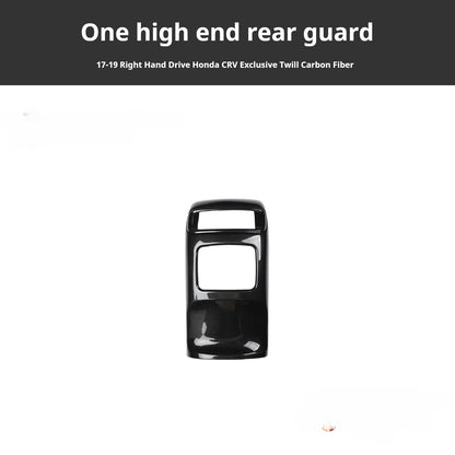 RHD 2017-2022 CR-V Vehicle-Specific Peach Wood Carbon Fiber Dashboard Door Panel Trim