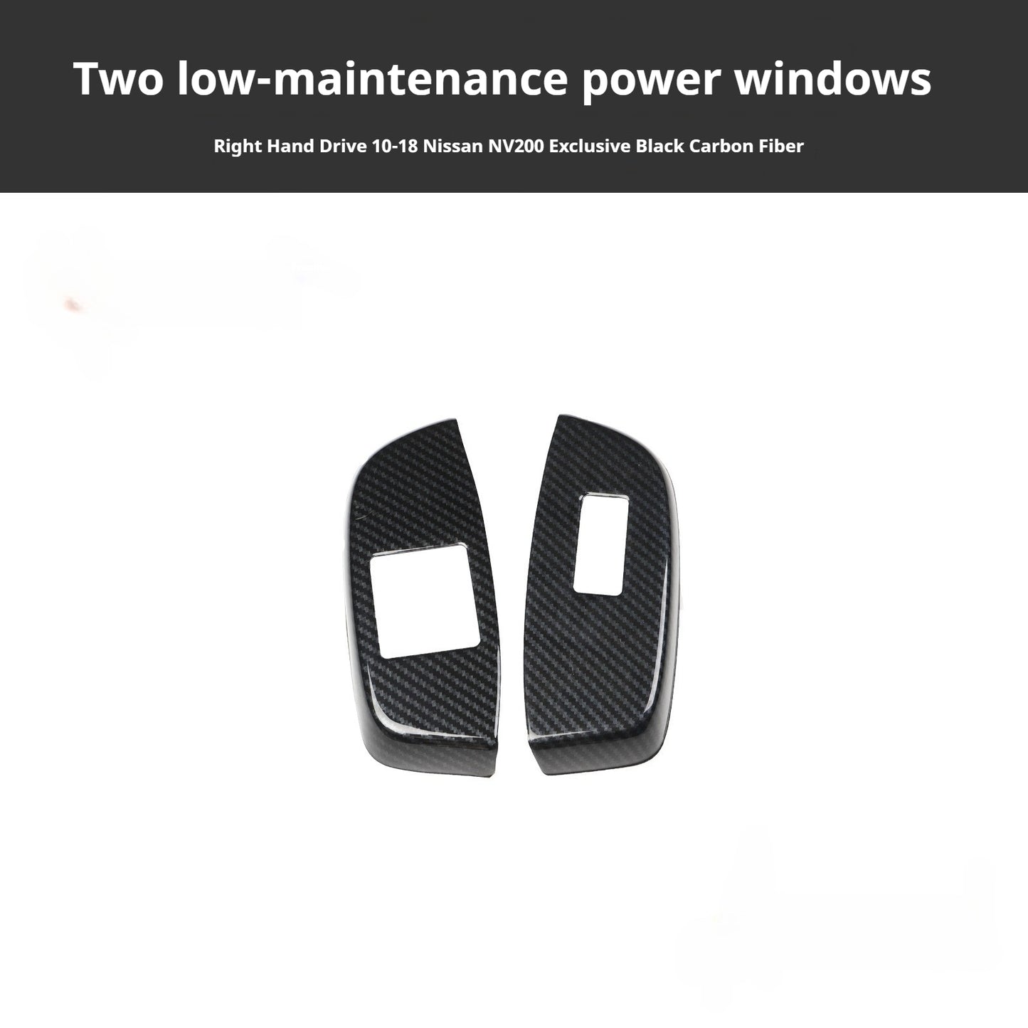 RHD NV200 Carbon Fiber Walnut Wood Grain Interior Trim Kit