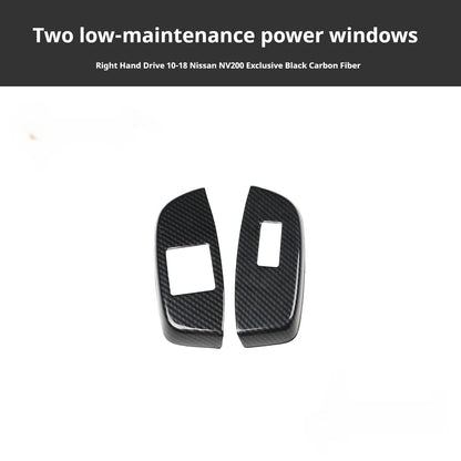 RHD NV200 Carbon Fiber Walnut Wood Grain Interior Trim Kit