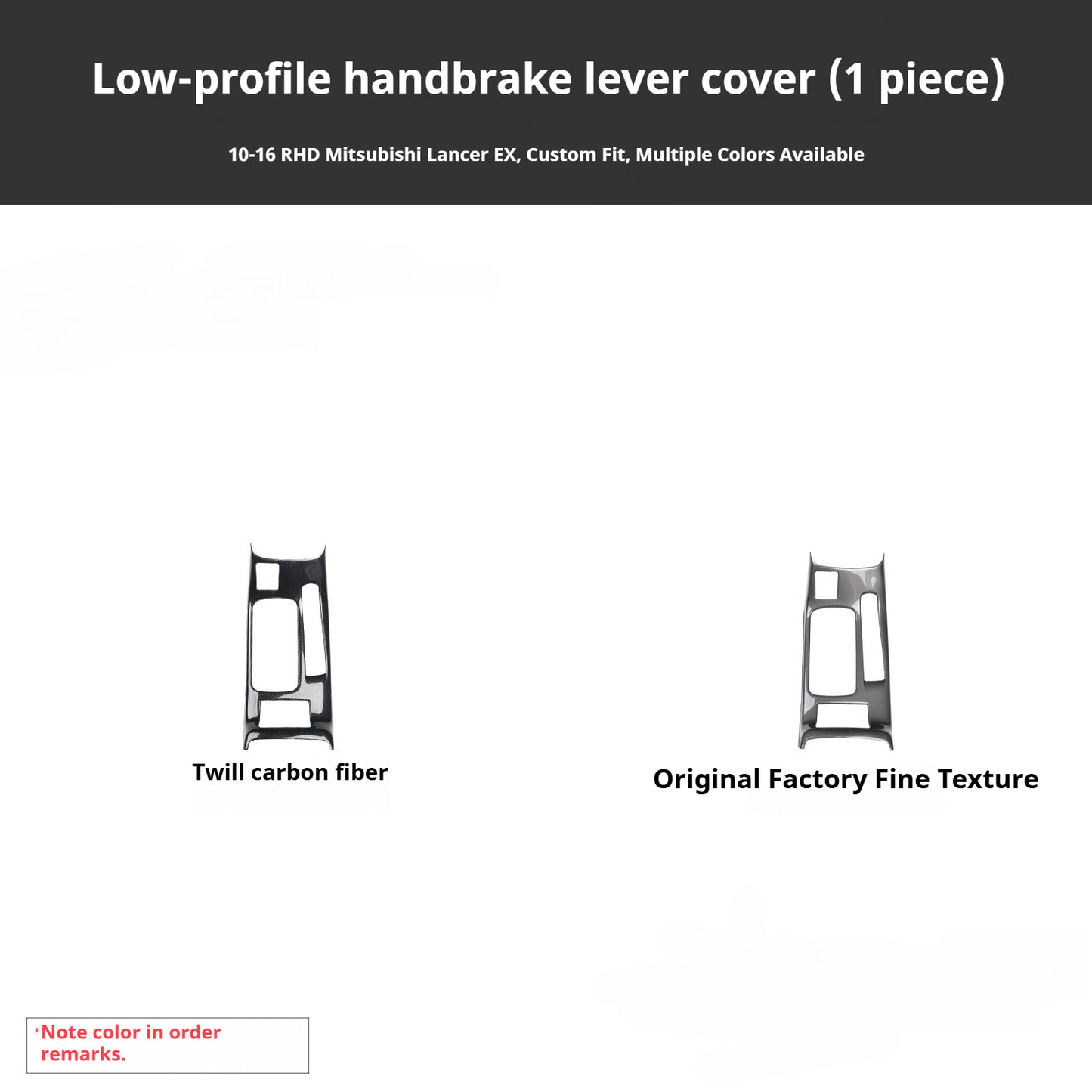 RHD 10-16 Mitsubishi Lancer EVO Interior Modification Carbon Fiber and Rosewood Steering Wheel & Window Trim Decals