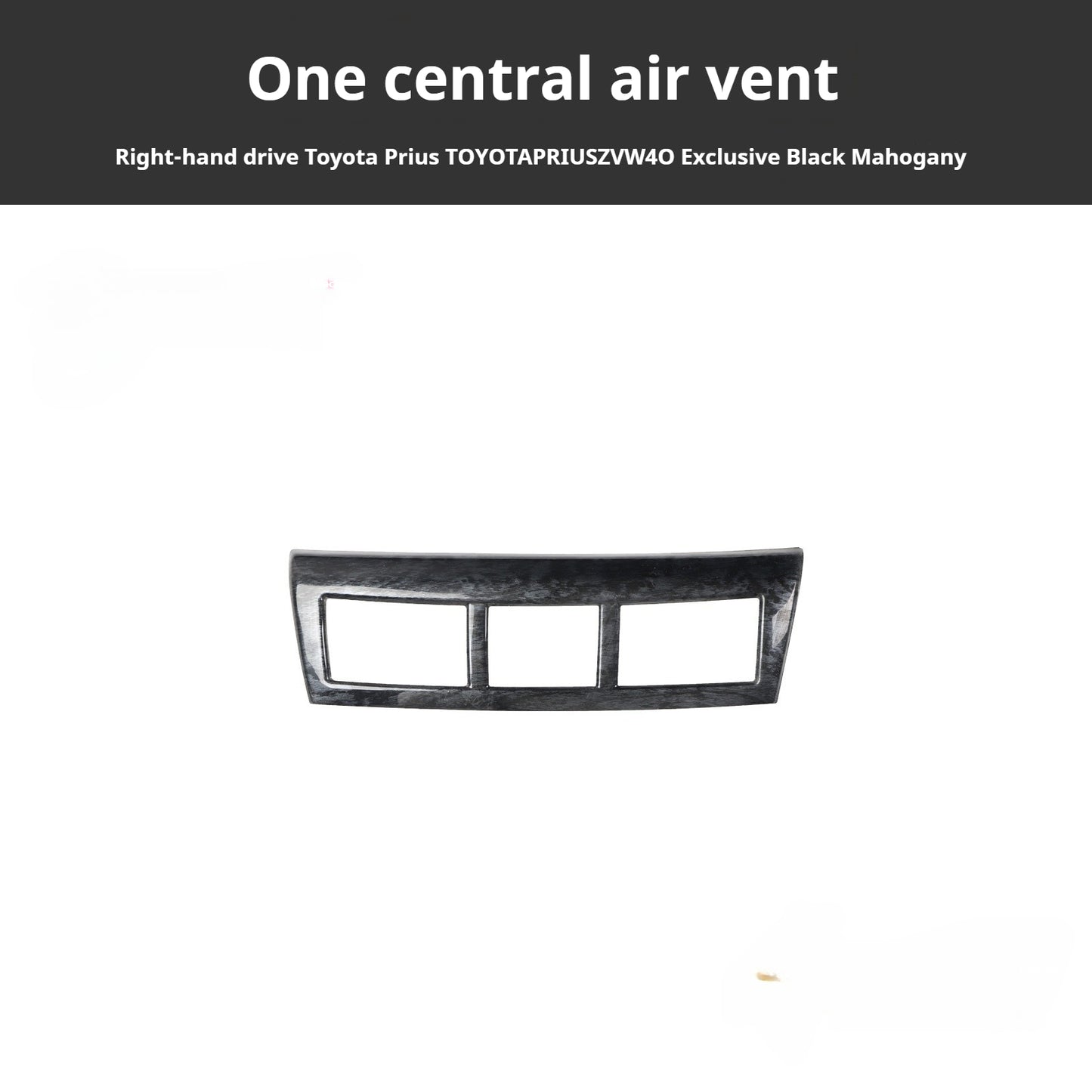 RHD 2012-2019 Prius ZVW40W-41 Walnut Carbon Fiber Interior Modification Kit