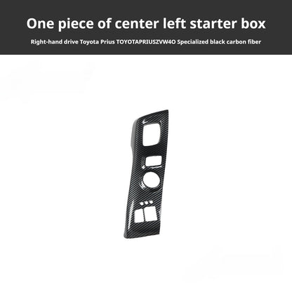 RHD 2012-2019 Prius ZVW40W-41 Walnut Carbon Fiber Interior Modification Kit