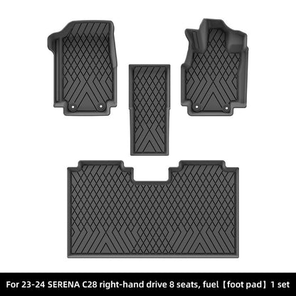 RHD TPE Floor Mats for Nissan Serena C28 (2023-2024)