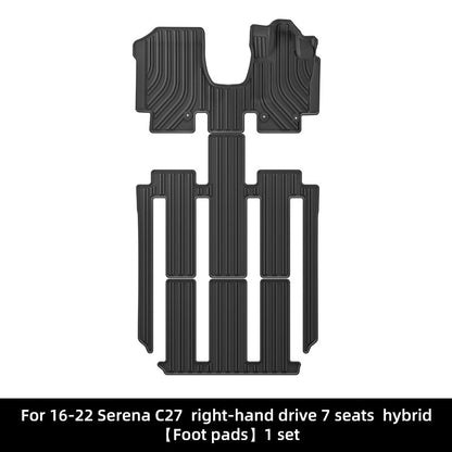 RHD TPE Floor Mats for Nissan Serena C27 E-POWER (2016-2022)