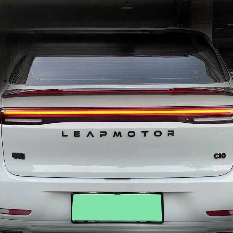Leapmotor Blackened Car Emblem Letter Sticker - Leapmotor Accessories