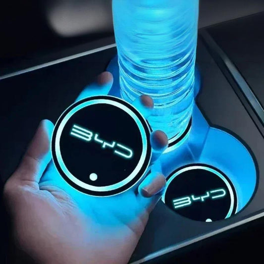 Led Car Water Cup Mat For BYD KING BYD Chazor