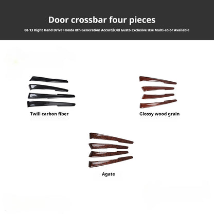 RHD 2008-2013 8th Generation Accord Dashboard Trim Bar Interior Modification Kit