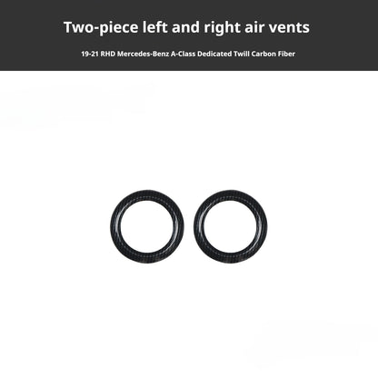 RHD 2019-2021 Mercedes-Benz A-Class / CLA-Class Specification Custom-Fit Center Console Vent Panel Modification Kit