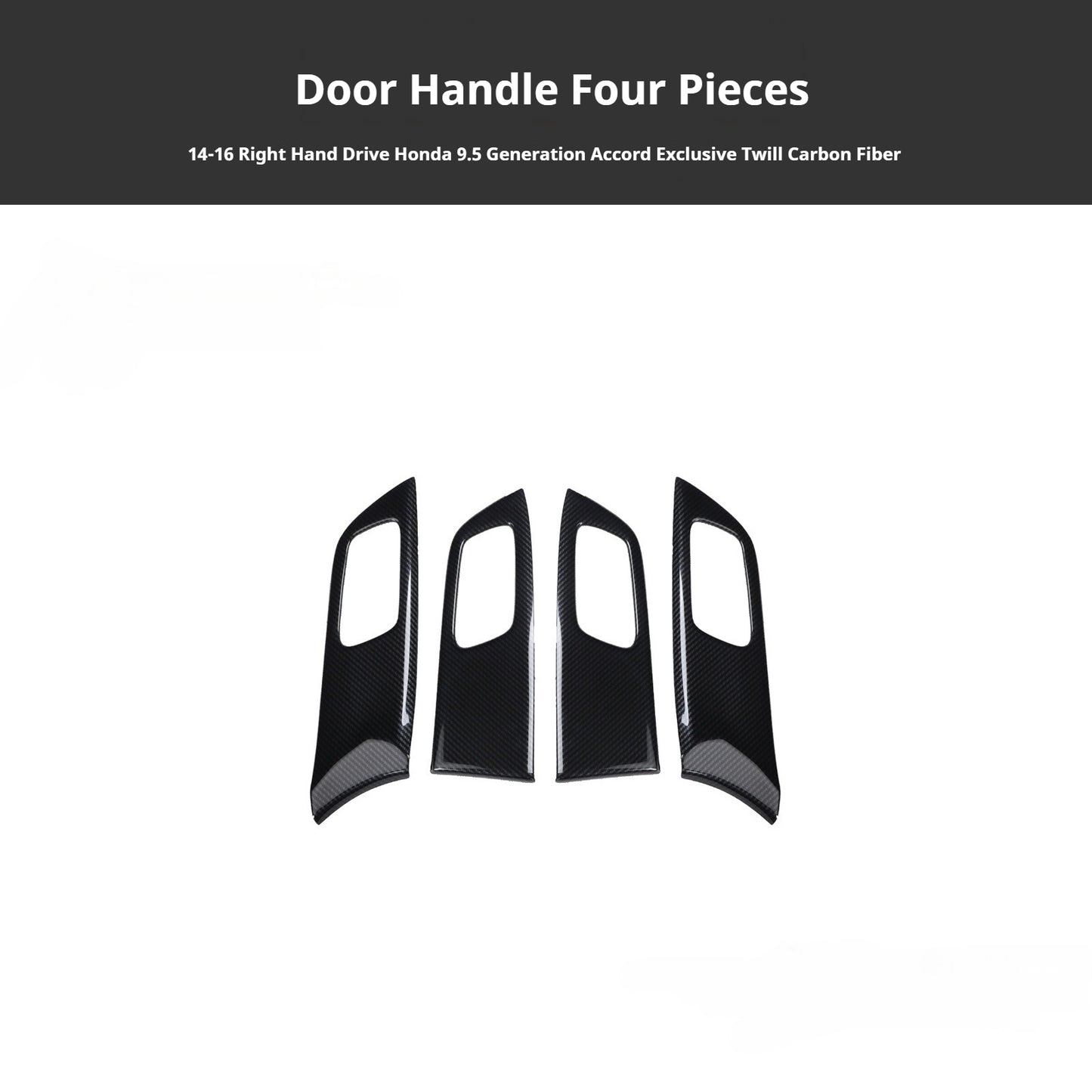 RHD 2014-2016 Honda Accord 9th/9.5th Generation Carbon Fiber Center Console & Gear Shift Scratch Guard Protective Film