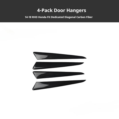 RHD 2014-2018 Honda Fit Carbon Fiber Steering Wheel, Center Console Vent, Interior Trim Kit