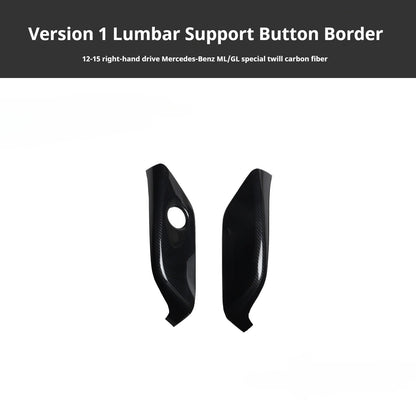 RHD 2012-2015 GL/ML300/350/400 Carbon Fiber Door Handle Interior Modification Kit