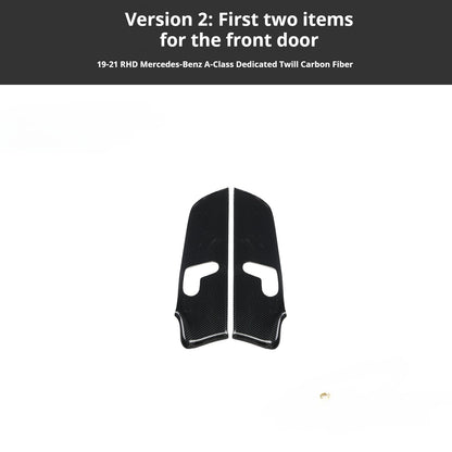 RHD 2019-2021 Mercedes-Benz A-Class / CLA-Class Specification Custom-Fit Center Console Vent Panel Modification Kit