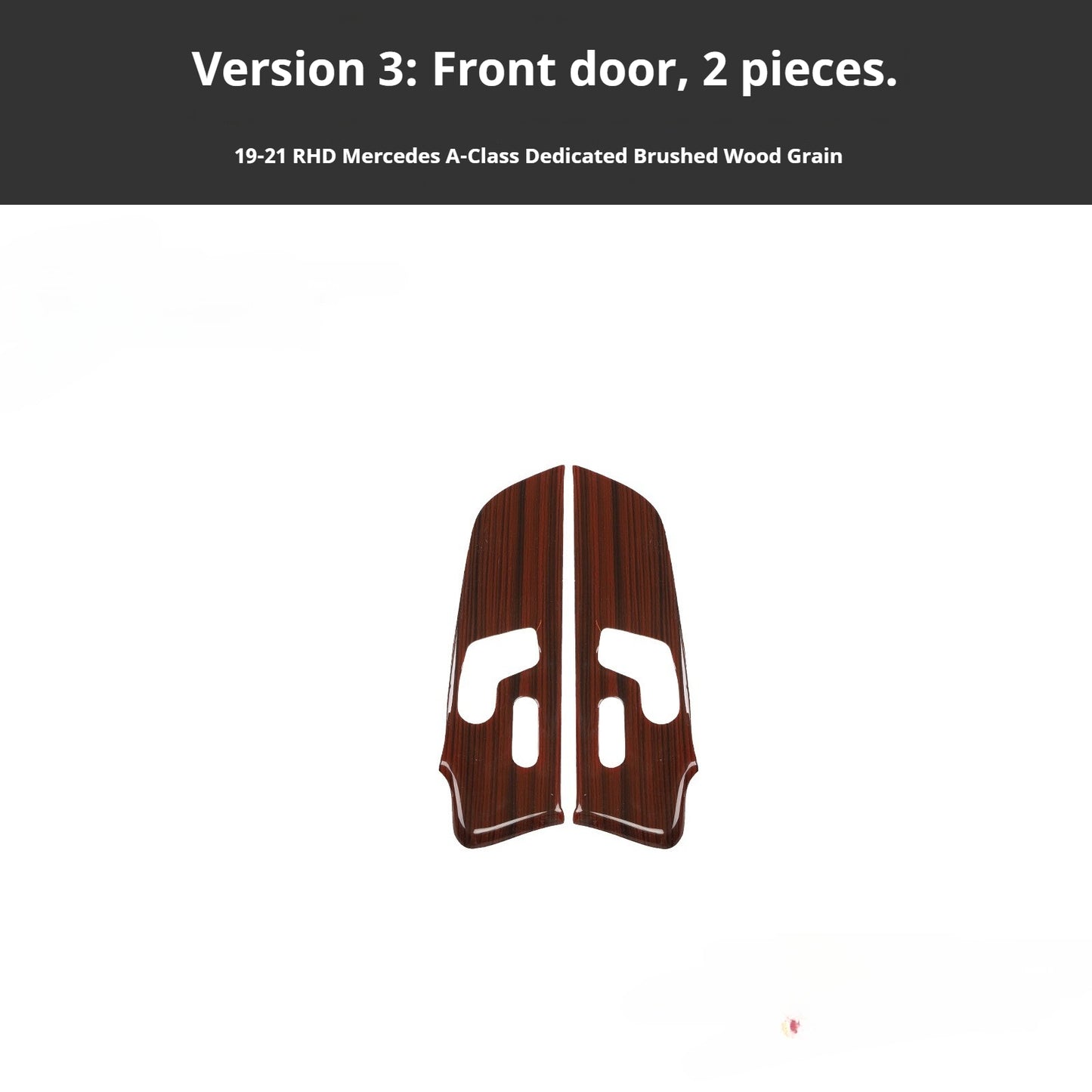 RHD 2019-2021 Mercedes-Benz A-Class / CLA-Class Specification Custom-Fit Center Console Vent Panel Modification Kit