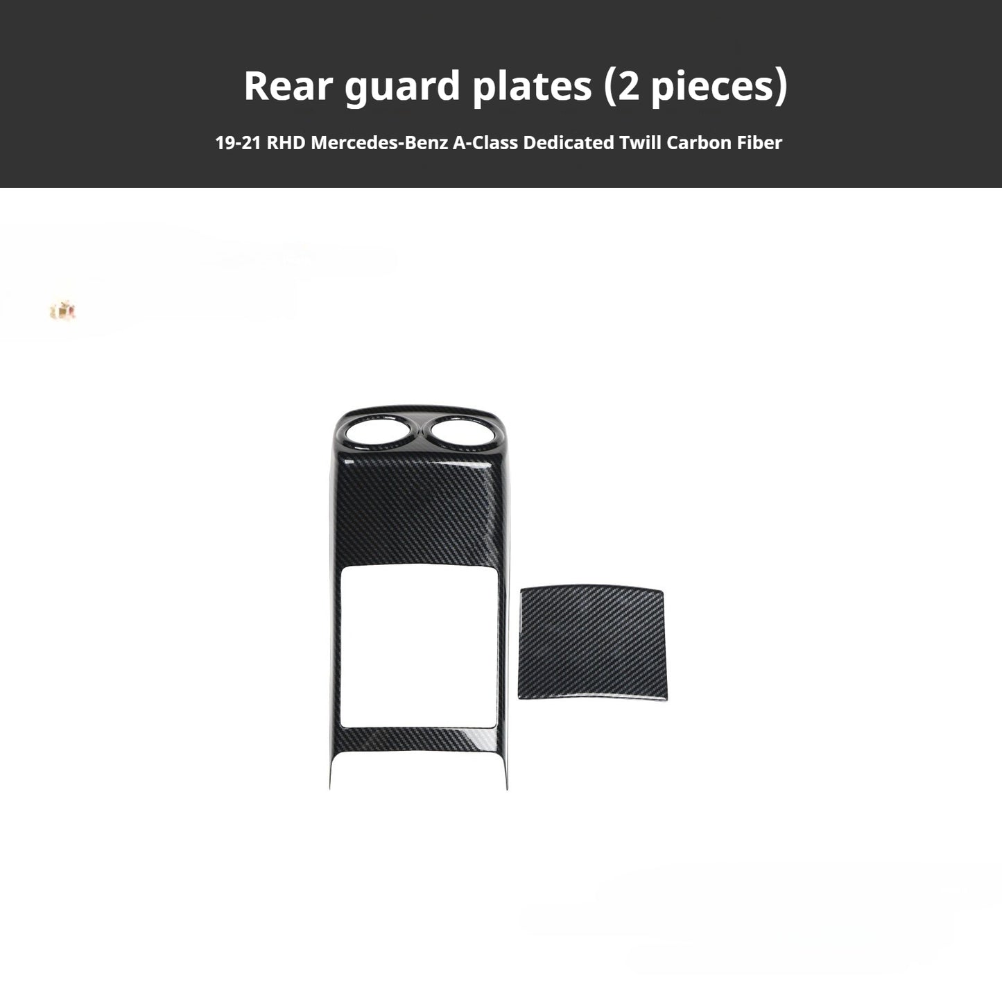 RHD 2019-2021 Mercedes-Benz A-Class / CLA-Class Specification Custom-Fit Center Console Vent Panel Modification Kit