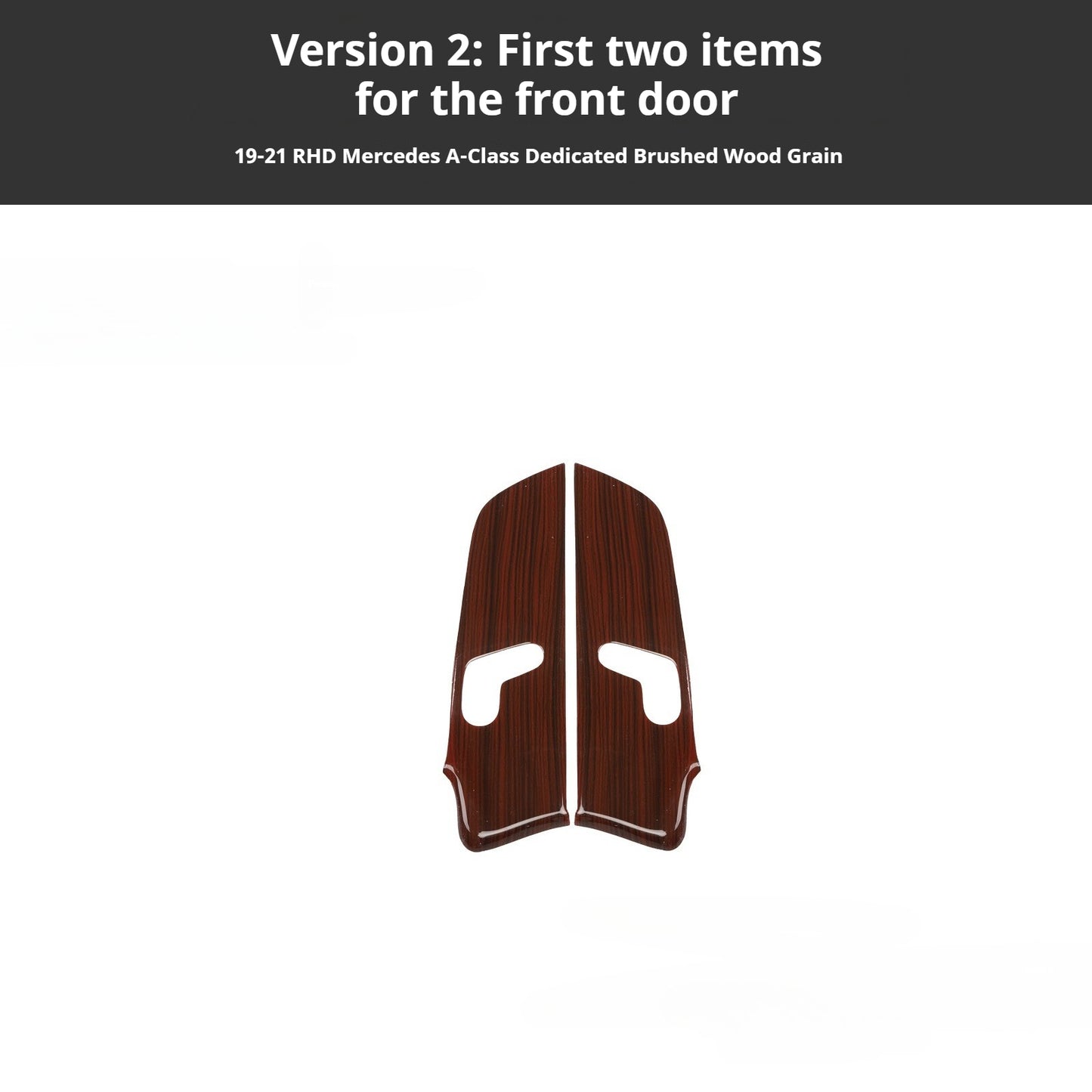 RHD 2019-2021 Mercedes-Benz A-Class / CLA-Class Specification Custom-Fit Center Console Vent Panel Modification Kit