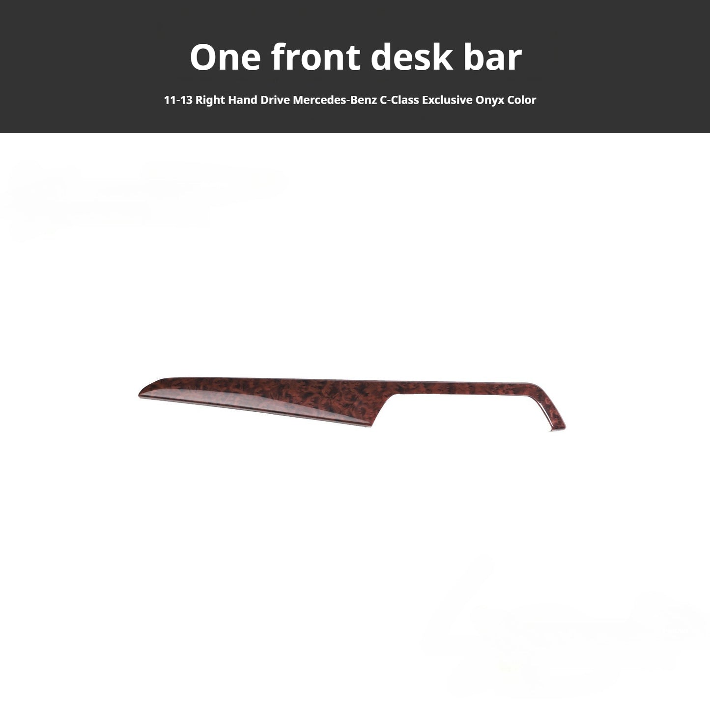 RHD 2011-2013 C-Class 204 Carbon Fiber Front Dashboard, Center Console, and Steering Wheel Trim