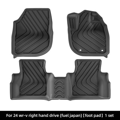 RHD Custom-Fit TPE Car Mats for Honda WR-V 2022-2024