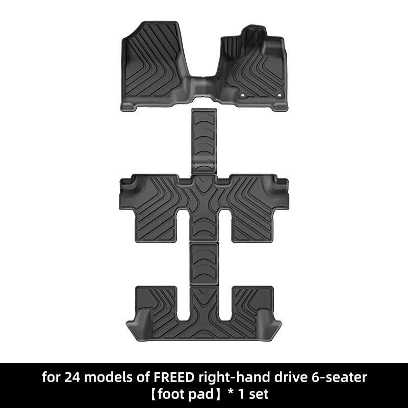 Custom-Fit Full TPE Floor Mats for 2016-2024 Honda Freed(RHD)