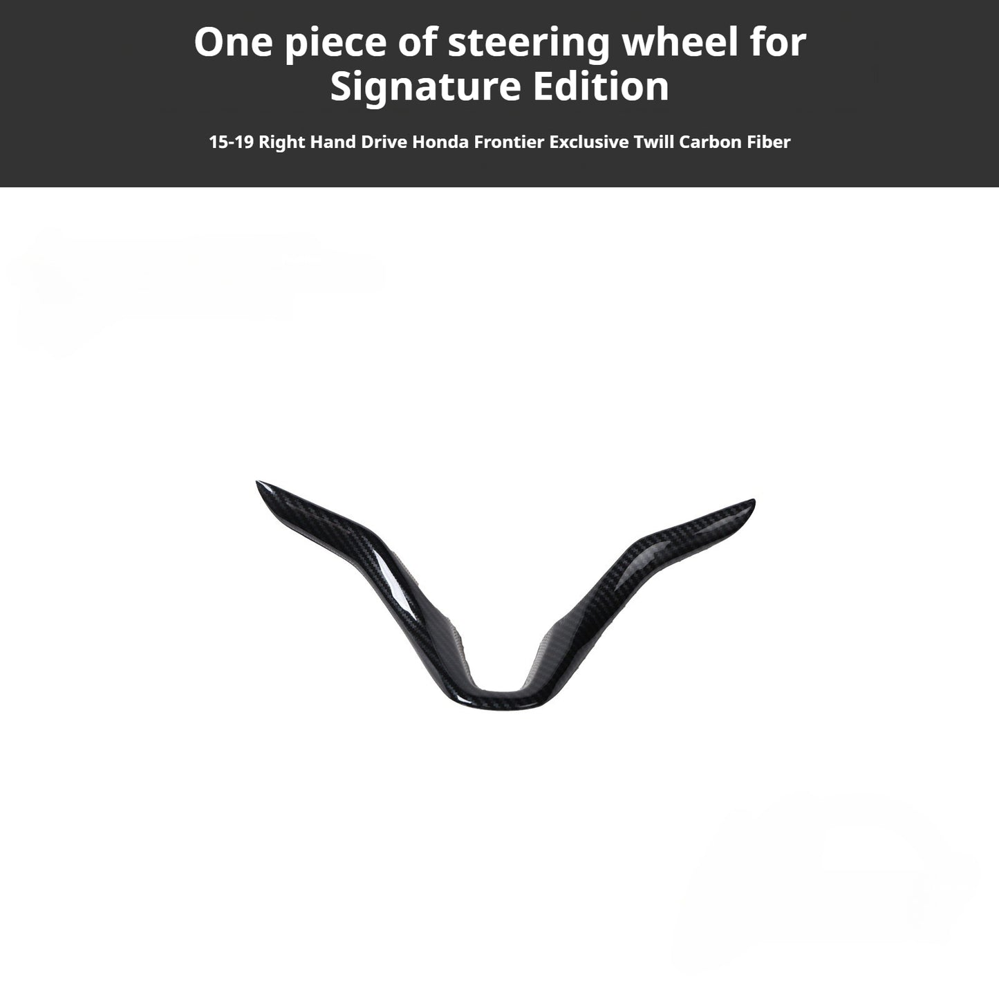 RHD 15-19 Honda City Carbon Fiber Gear Shift Lift Switch Trim