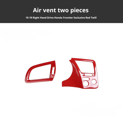 RHD 15-19 Honda City Carbon Fiber Gear Shift Lift Switch Trim