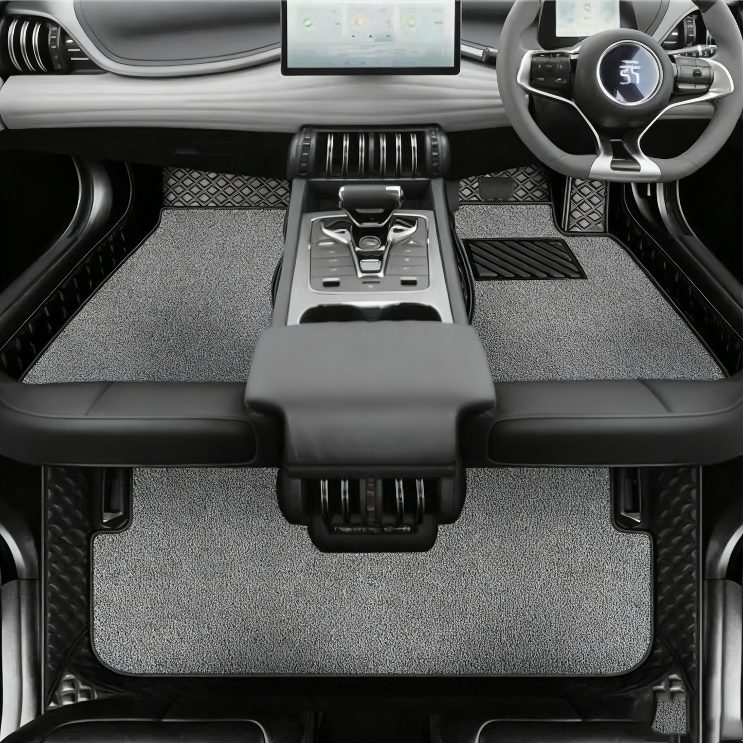 BYD ATTO 3 RHD Floor Mats Leather Waterproof Car Catpets