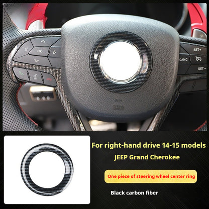 RHD 2014-2015 Grand Cherokee Carbon Fiber Texture Interior Trim Kit for Front Door Panels