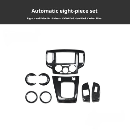 RHD NV200 Carbon Fiber Walnut Wood Grain Interior Trim Kit