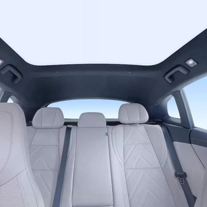 For ZEEKR 001 2021-2024 Colorful Ice Crystal Car Roof Sunshade Car Clip-on Sunroof Skylight Blind Shading Cover Sun Protection.