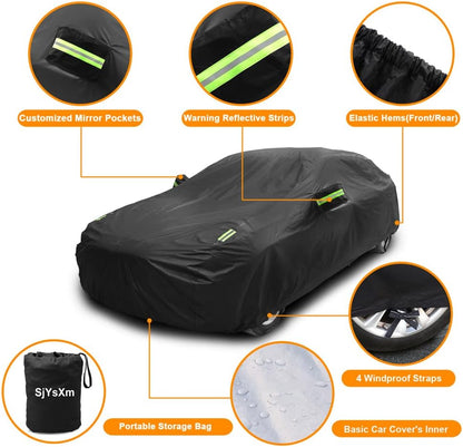 All Weather Car Cover Compatible with Tesla Model S 2025-2012.